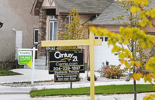 Finance. For Sale signs for houses in Bridgwater Forest.  It&#x2019;s to go with a story on September&#x2019;s MLS sales and housing start numbers. It was a good month for both MLS sales and housing starts. Murray McNeill story.  Wayne Glowacki / Winnipeg Free Press October 8 2015