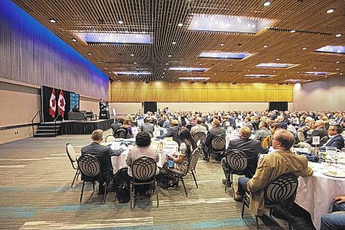 Mike Sudoma/Winnipeg Free Press
Pierre Poilievre talks to a packed room of around 500 supporters Friday afternoon at the RBC Convention Centre
Jan 13, 2023