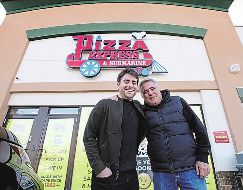 RUTH BONNEVILLE / WINNIPEG FREE PRESS 

biz - Pizza Express

Photo of Tony Vasilarakis, president of Pizza Express  Gus Vasilarakis, )Tony&#x573; father and the previous company president), at their new Winnipeg location at 3116 Roblin Blvd. opening soon. 

What: Pizza Express is opening in Winnipeg again. It&#x573; a Brandon restaurant that had Winnipeg locations in the 90s; the family sold those and moved back to Brandon to be closer to relatives.

Reporter, Gabby


Jan 3rd,  2023