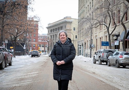 JESSICA LEE / WINNIPEG FREE PRESS

Angela Mathieson is photographed in the Exchange District on January 17, 2023.

Reporter: Martin Cash