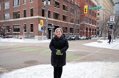 JESSICA LEE / WINNIPEG FREE PRESS

Angela Mathieson is photographed in the Exchange District on January 17, 2023.

Reporter: Martin Cash