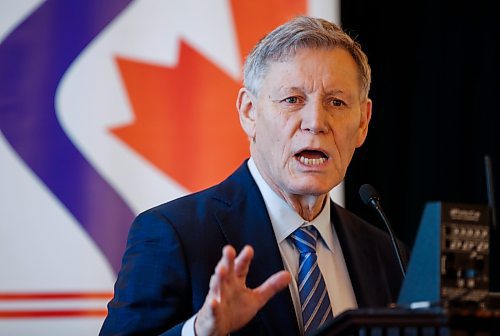 JOHN WOODS / WINNIPEG FREE PRESS
Terry Duguid, Parliamentary Secretary to the Minister of Environment and Climate Change, announces an investment to protect Lake Winnipeg at the Red River Basin Land & Water International Summit Conference Tuesday, January 17, 2023.
Re: rutgers