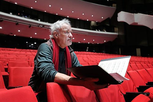 RUTH BONNEVILLE / WINNIPEG FREE PRESS 

ENT - WSO

Portrait of Star Trek The Next Generation actor John de Lancie, who plays the nemesis Q, rehearsing his material at the WSO Wednesday.

Story is about how he does classical music projects, and on Saturday he will be the narrator for the WSO&#x2019;s performance of Grieg&#x2019;s Peer Gynt.

The story will run either Friday or Saturday. 

See Alan Small's story.

Jan 18th,  2023