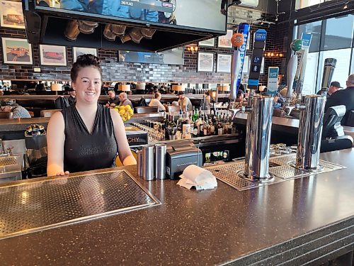 Morgan Donald, one of the managers at Brown’s Social House, located on 18th St., she doesn't believe drinking culture in Manitoba will change much despite new recommendations from the Canadian Centre on Substance Use and Addiction that say both men and women shouldn’t indulge in more than two drinks a week. (Miranda Leybourne/The Brandon Sun)