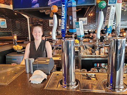 Morgan Donald, one of the managers at Brown’s Social House, located on 18th St., she doesn't believe drinking culture in Manitoba will change much despite new recommendations from the Canadian Centre on Substance Use and Addiction that say both men and women shouldn’t indulge in more than two drinks a week. (Miranda Leybourne/The Brandon Sun)