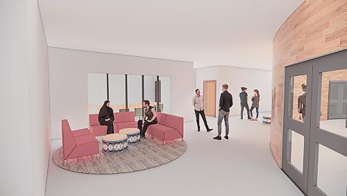BROOK MCIILROY

- renderings for the McLaren Hotel
- level 1 view to classroom

Winnipeg Free Press 2023