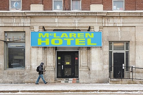 MIKE DEAL / WINNIPEG FREE PRESS
McLaren Hotel, 554 Main Street, will be doing an interior renovation this summer.
See Josh Frey-Sam story
230120 - Friday, January 20, 2023.