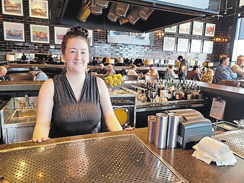 Morgan Donald, a manager at Brown’s Social House in Brandon, doesn't believe drinking culture in Manitoba will change much despite new alcohol-consumption guidelines from the Canadian Centre on Substance Use and Addiction. (Miranda Leybourne/The Brandon Sun)