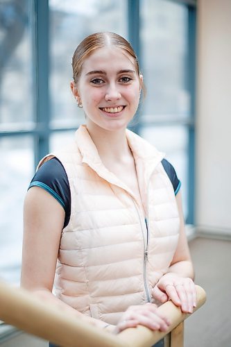 MIKE DEAL / WINNIPEG FREE PRESS
Tess Pepetone an aspirant in the Anna McCowan-Johnson Aspirant Program at the RWB.
RWB is working on an initiative to improve Black representation in ballet. 
See Jen Zoratti story
230118 - Wednesday, January 18, 2023.