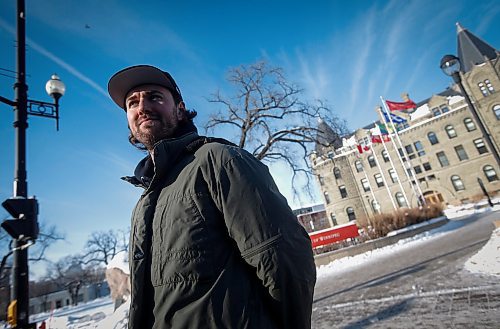 JOHN WOODS / WINNIPEG FREE PRESS
Riley Davidson, a University of Winnipeg education student, is photographed outside the university Sunday, January 22, 2023. Davidson, who is originally from Kenora, has also lived in Vancouver and Calgary, and moved to Winnipeg to attend the university.

Re: piche