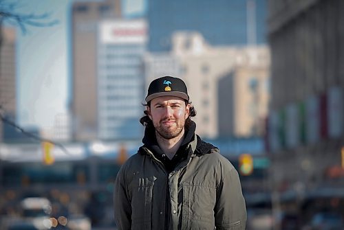 JOHN WOODS / WINNIPEG FREE PRESS
Riley Davidson, a University of Winnipeg education student, is photographed outside the university Sunday, January 22, 2023. Davidson, who is originally from Kenora, has also lived in Vancouver and Calgary, and moved to Winnipeg to attend the university.

Re: piche