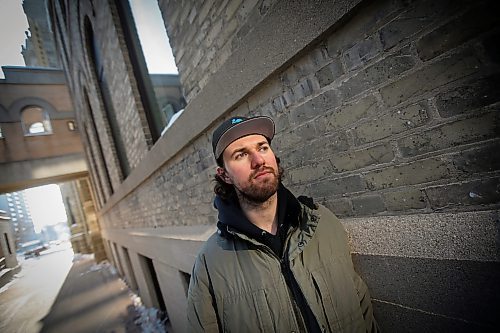 JOHN WOODS / WINNIPEG FREE PRESS
Riley Davidson, a University of Winnipeg education student, is photographed outside the university Sunday, January 22, 2023. Davidson, who is originally from Kenora, has also lived in Vancouver and Calgary, and moved to Winnipeg to attend the university.

Re: piche