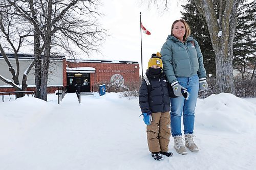 RUTH BONNEVILLE / WINNIPEG FREE PRESS 

Local - School bussing 

Crane School parent, Allison Beyer, with her six-year-old son,Ben Beyer,  outside his school Tuesday.  Story about how bussing times for kids will change in the fall making it difficult for parents who work.  

See Maggie's story. 


Jan 24th,  2023