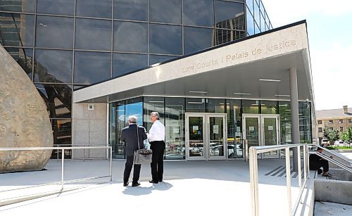 \RUTH BONNEVILLE / WINNIPEG FREE PRESS

Local - Accused Ste. Anne doctor Arcel Bissonnette, talks to his lawyer, Marty Minuk,  just outside the Law Courts Building on Monday.  



June 27th, 2022
