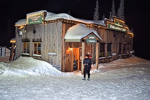 Photos by Steve MacNaull / Winnipeg Free Press
Paradise Camp is a breakfast-and-lunch spot by day and a candle-lit Snowcat Dinner restaurant by night.
