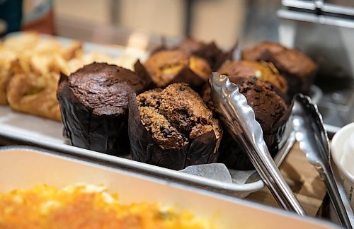 JESSICA LEE / WINNIPEG FREE PRESS

Muffins from Stonework&#x2019;s Bistro, owned by Chef Mike Publicover, are photographed on January 24, 2023.

Reporter: Dave Sanderson