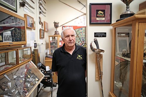 Ted Krasicki, Researcher at the 26th Field Regiment RCA/XII Manitoba Dragoons Museum, at the museum last month. He argues that a solider with Brandon roots deserves recognition in the city. (Tim Smith/The Brandon Sun)