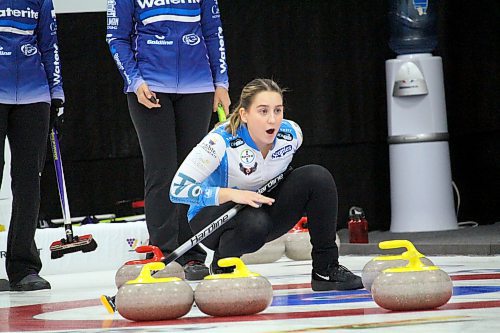 Dauphin's Lane Prokopowich is appearing in her second straight Manitoba Scotties Tournament of Hearts as the third for Emma Jensen's team from the Heather Curling Club in Winnipeg. (Lucas Punkari/The Brandon Sun)