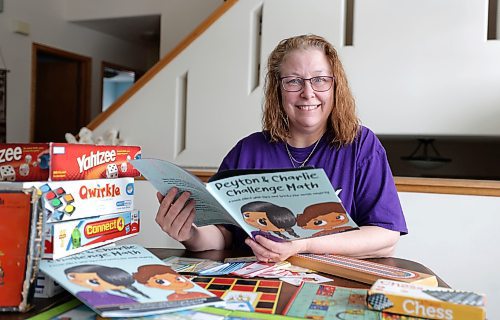 RUTH BONNEVILLE / WINNIPEG FREE PRESS 

LOCAL - math anxiety

Portrait of Sheri-Lynn Skwarchuk, co-author of the new math book, a professor at UWinnipeg and founder of ToyBox, with her new new book and games that help kids develop math skills.  

MATH ANXIETY: A Winnipeg professor has penned a new children's book that aims to equip parents and teachers with strategies to tackle math anxiety. Sheri-Lynn Skwarchuk of the University of Winnipeg and Erin Maloney, a cognitive scientist out of the University of Ottawa, published Peyton and Charlie Challenge Math. Last week, LRSD hosted Maloney for a talk about math anxiety and strategies to address it. 

See Maggie's story. 

Jan 26th,  2023