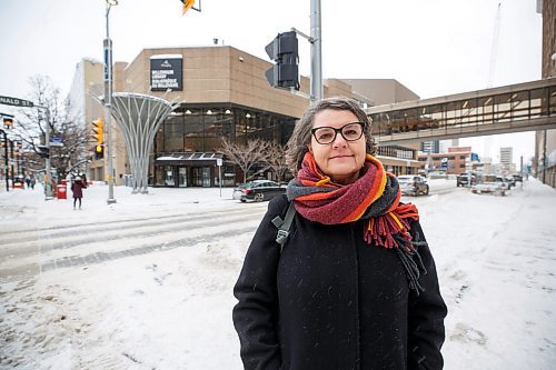 MIKE DEAL / WINNIPEG FREE PRESS
Kirsten Wurmann, librarian who used to work at the Millennium Library, says her job was never easy, and the extra security will only make it harder for librarians working at the Millennium Library.
See Malak Abas story
230127 - Friday, January 27, 2023.