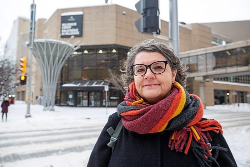 MIKE DEAL / WINNIPEG FREE PRESS
Kirsten Wurmann, librarian who used to work at the Millennium Library, says her job was never easy, and the extra security will only make it harder for librarians working at the Millennium Library.
See Malak Abas story
230127 - Friday, January 27, 2023.