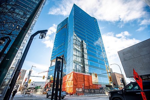 MIKAELA MACKENZIE / WINNIPEG FREE PRESS

The under-construction Wawanesa tower at 372 Graham Street in Winnipeg on Friday, Jan. 27, 2023. For Josh story.

Winnipeg Free Press 2023.