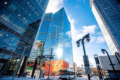 MIKAELA MACKENZIE / WINNIPEG FREE PRESS

The under-construction Wawanesa tower at 372 Graham Street in Winnipeg on Friday, Jan. 27, 2023. For Josh story.

Winnipeg Free Press 2023.