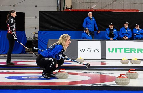 JESSICA LEE / WINNIPEG FREE PRESS

Jennifer Jones watches for the rock at the Scotties Tournament on January 27, 2023, held at East St. Paul Arena.

Reporter: Mike Sawatzky