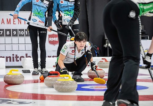 JESSICA LEE / WINNIPEG FREE PRESS

A player watches for the rock at the Scotties Tournament on January 27, 2023, held at East St. Paul Arena.

Reporter: Mike Sawatzky
