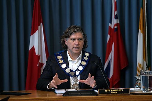 Mayor Jeff Fawcett told the Sun that increases to emergency and police positions were among what he thought were the biggest accomplishments from Saturday's budget deliberations. (Colin Slark/The Brandon Sun)