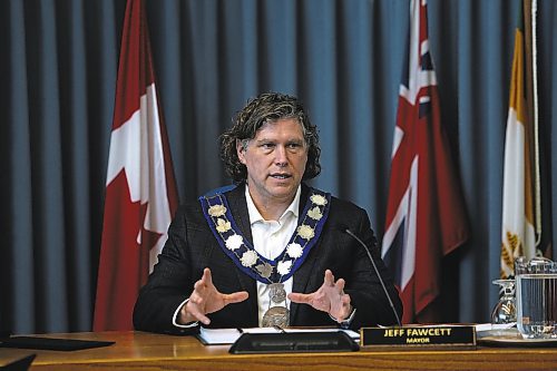Mayor Jeff Fawcett told the Sun that increases to emergency and police positions were among what he thought were the biggest accomplishments from Saturday's budget deliberations. (Colin Slark/The Brandon Sun)