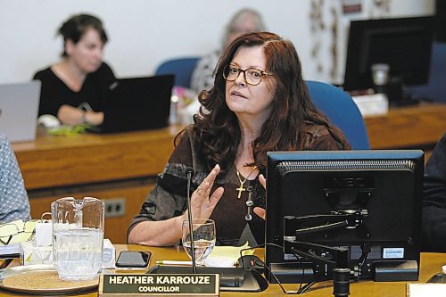 Coun. Heather Karrouze (Ward 1) successfully proposed projects to bring an ice-skating surface and community gardens to her ward. (Colin Slark/The Brandon Sun)