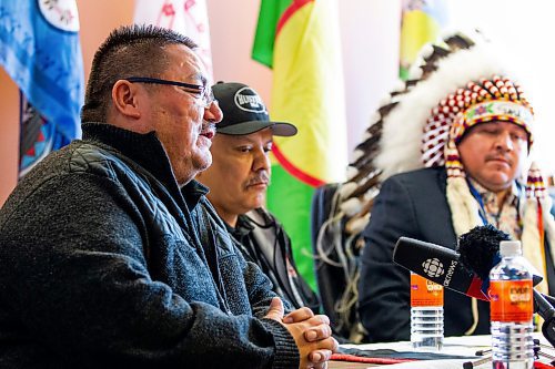 MIKAELA MACKENZIE / WINNIPEG FREE PRESS

Glenn Hudson speaks to the media about health care issues in Winnipeg on Monday, Jan. 30, 2023. For Katie story.

Winnipeg Free Press 2023.