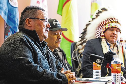 MIKAELA MACKENZIE / WINNIPEG FREE PRESS

Glenn Hudson speaks to the media about health care issues in Winnipeg on Monday, Jan. 30, 2023. For Katie story.

Winnipeg Free Press 2023.