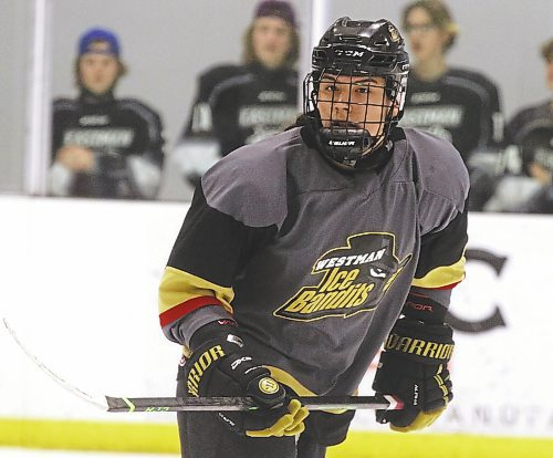 Sage Hall-Vermette, 16, of Sioux Valley, is a member of the U17 AAA Westman Ice Bandits after also playing with an expansion team last summer, the Sioux Valley Dakotas of the Andrew Agencies Senior AA Baseball League in Brandon. (Perry Bergson/The Brandon Sun)