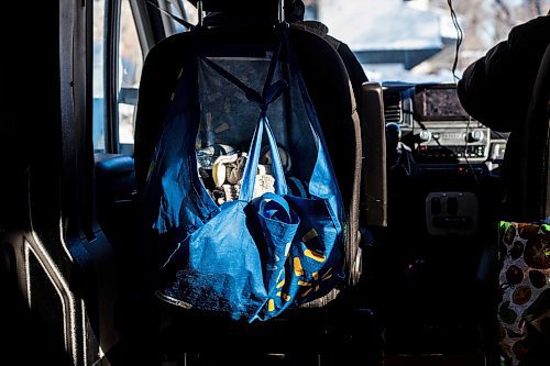 MIKAELA MACKENZIE / WINNIPEG FREE PRESS

A bag of warm socks in the Main Street Project van in Winnipeg on Wednesday, Feb. 1, 2023. For Tyler story.

Winnipeg Free Press 2023.