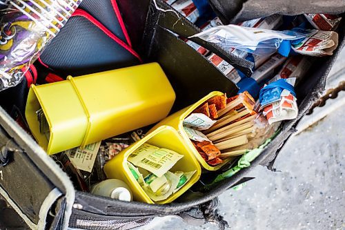 MIKAELA MACKENZIE / WINNIPEG FREE PRESS

A bin of harm reduction supplies in the Main Street Project van in Winnipeg on Wednesday, Feb. 1, 2023. For Tyler story.

Winnipeg Free Press 2023.