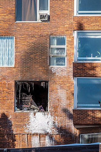 MIKAELA MACKENZIE / WINNIPEG FREE PRESS

St. Josaphat Selo-Villa seniors housing, where six people were sent to hospital for smoke inhalation after a fire in the building, in Winnipeg on Thursday, Feb. 2, 2023. For Kevin story.

Winnipeg Free Press 2023.