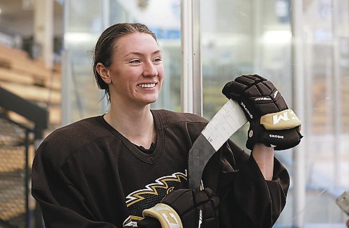 RUTH BONNEVILLE / WINNIPEG FREE PRESS 

stick tape - U of M women's team

Photo U of M women's team player - Katie Chatyrbok after practice at Wayne Fleming Arena, Max Bell Centre Tuesday.   Close-up shot of LO written on her tape which reminds her that each game is a learning opportunity even if it doesn't go they way she'd like. 


See Dave Sanderson story. 


Jan 24th,  2023