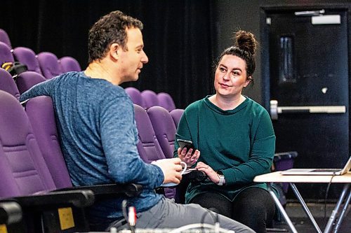 MIKAELA MACKENZIE / WINNIPEG FREE PRESS

Jen Zoratti interviews choreographer Idan Cohen after a preview of Winnipeg's Contemporary Dancers next show, Looking Glass, at the Rachel Browne Theatre in Winnipeg on Friday, Feb. 3, 2023. For Jen story.

Winnipeg Free Press 2023.