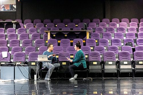 MIKAELA MACKENZIE / WINNIPEG FREE PRESS

Jen Zoratti interviews choreographer Idan Cohen after a preview of Winnipeg's Contemporary Dancers next show, Looking Glass, at the Rachel Browne Theatre in Winnipeg on Friday, Feb. 3, 2023. For Jen story.

Winnipeg Free Press 2023.