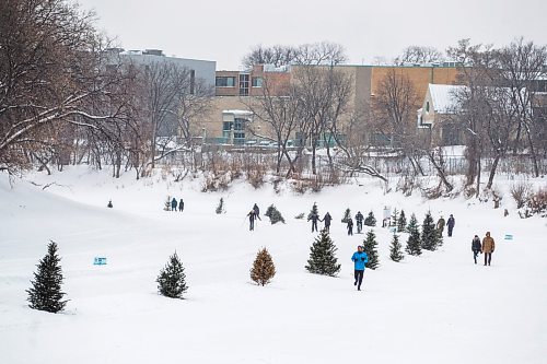 MIKAELA MACKENZIE / WINNIPEG FREE PRESS

The River Trail bustles with skaters, cross-country-skiers, walkers, and joggers as the weather takes a turn for the warmer and snow falls lightly after a cold snap in Winnipeg on Saturday, Feb. 4, 2023. Standup.

Winnipeg Free Press 2023.