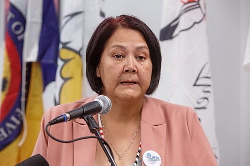 Cathy Merrick says the Assembly of Manitoba Chiefs is considering legal action against the provincial government over Crown land being leased to farmers. (Winnipeg Free Press)