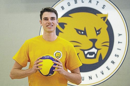 Ryden Hargreaves is transferring from Assiniboine Community College to Brandon University for the 2023-24 Canada West men's volleyball season. (Thomas Friesen/The Brandon Sun)