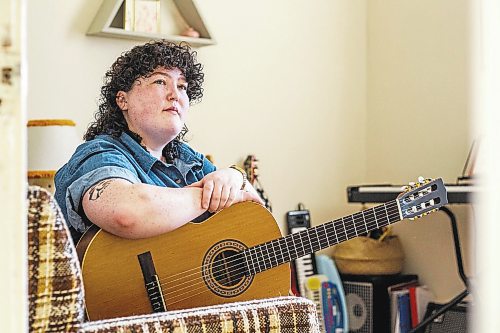 MIKAELA MACKENZIE / WINNIPEG FREE PRESS

Fontine Beavis, who just released her debut EP (Yarrow Lover), poses for a photo in her home in Winnipeg on Thursday, Feb. 9, 2023. For Ben Waldman story.

Winnipeg Free Press 2023.