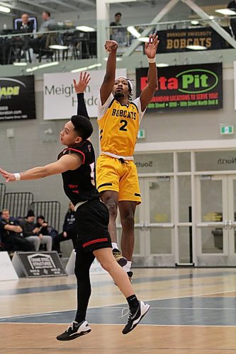 Brandon's Jahmaal Gardner is fourth in Canada West men's basketball scoring at 20.2 points per game entering this weekend's doubleheader against UNBC. (Thomas Friesen/The Brandon Sun)