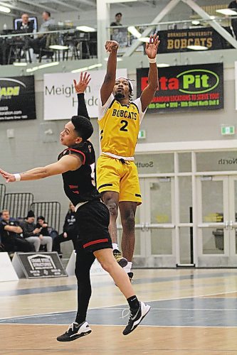 Brandon's Jahmaal Gardner is fourth in Canada West men's basketball scoring at 20.2 points per game entering this weekend's doubleheader against UNBC. (Thomas Friesen/The Brandon Sun)