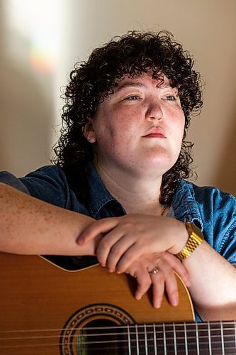 MIKAELA MACKENZIE / WINNIPEG FREE PRESS

Fontine Beavis, who just released her debut EP (Yarrow Lover), poses for a photo in her home in Winnipeg on Thursday, Feb. 9, 2023. For Ben Waldman story.

Winnipeg Free Press 2023.