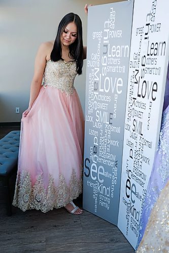 RUTH BONNEVILLE / WINNIPEG FREE PRESS 

LOCAL - Ma Mawi  grad dresses

Taylor Quill, a grad, finds a pink, princess style, grad dress and shoes that she adores and fits her perfectly at Ma Mawi Centre, Friday. 

Reader Bridge: Talking to Kathy Hebert, Reaining Coordinator at Ma Mawi  from Ma Mawi who started a grad suit and dress drive for Indigenous graduates. This is the first year she has done this. She put the call out to collect outfits for grad and people are answering! So far she has collected about 100 dresses. 

Ma Mawi Centre, 445 King Street

Shelley Cook story.


Feb 10th,  2023