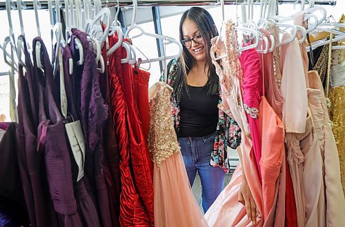 RUTH BONNEVILLE / WINNIPEG FREE PRESS 

LOCAL - Ma Mawi  grad dresses

Taylor Quill, a grad, finds a pink, princess style, grad dress and shoes that she adores and fits her perfectly at Ma Mawi Centre, Friday. 

Reader Bridge: Talking to Kathy Hebert, Reaining Coordinator at Ma Mawi  from Ma Mawi who started a grad suit and dress drive for Indigenous graduates. This is the first year she has done this. She put the call out to collect outfits for grad and people are answering! So far she has collected about 100 dresses. 

Ma Mawi Centre, 445 King Street

Shelley Cook story.


Feb 10th,  2023